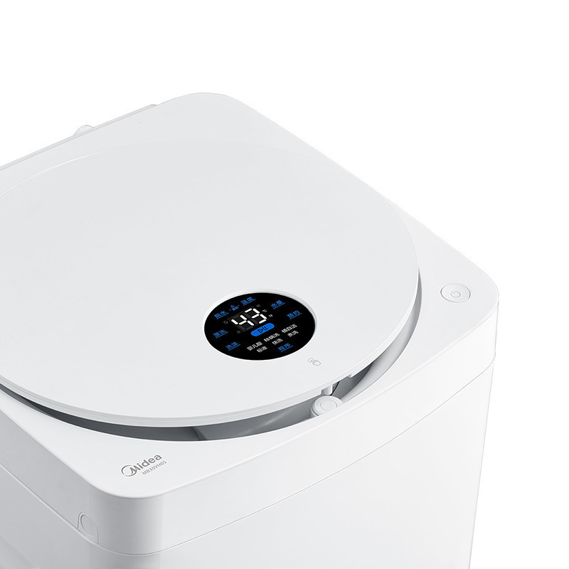 美的(Midea)MB30VH05 新品3公斤波轮洗脱一体洗衣机 95℃真煮洗,消毒又除菌 24H预约洗 家用白色