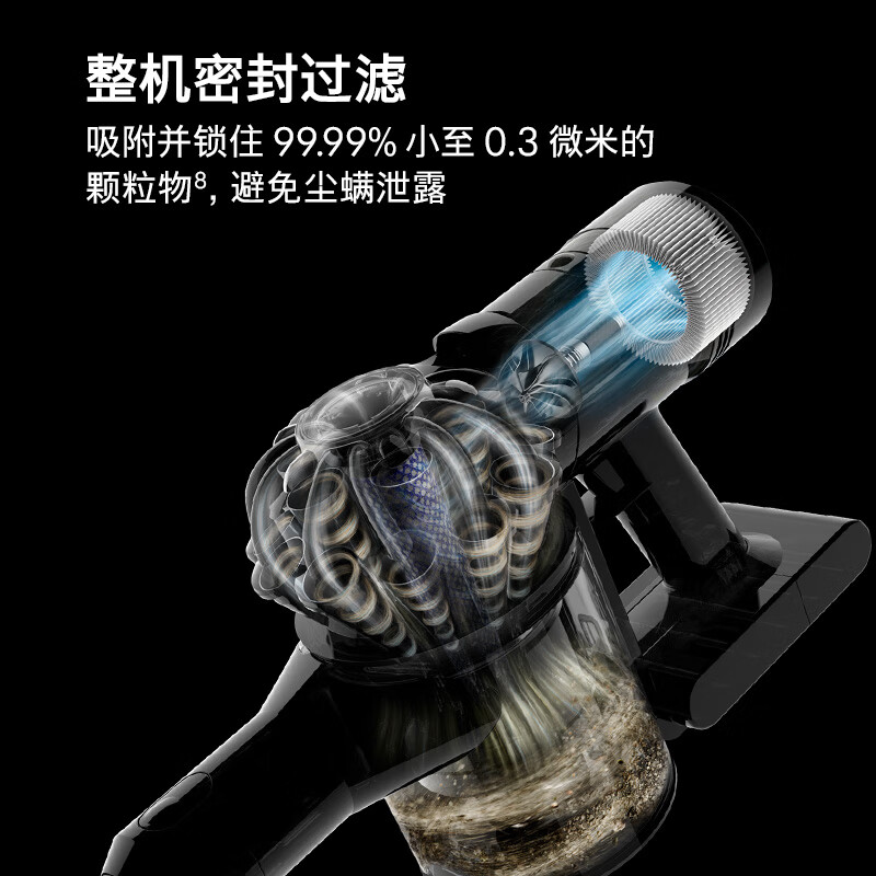 戴森 V8 手持式除螨吸尘器 手持无线 除螨 宠物 家庭适用 V8 Focus Mattress 2024 款高清大图