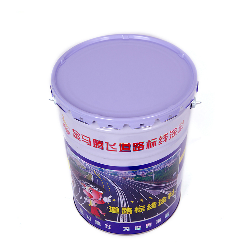 金马腾飞 马路划线漆 蓝-25kg 桶高清大图
