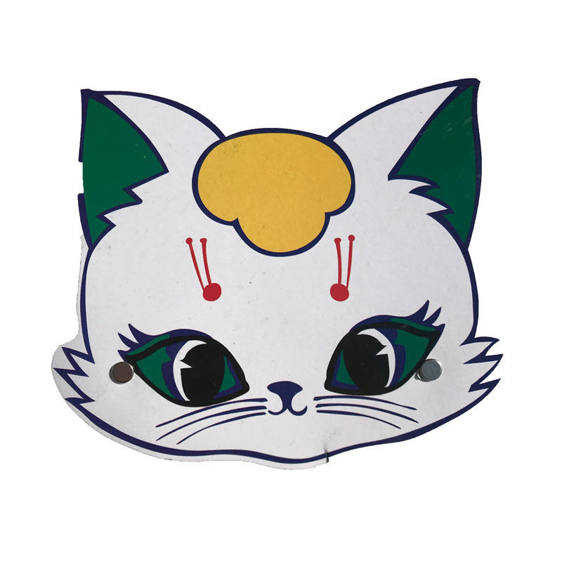 小猫 1个 幼儿园童话故事舞台角色扮演面具表演道具卡通动物头饰教学