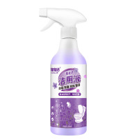 薰衣草花香洁厕液500ML*5瓶[含2个喷头+3瓶补充液]花香洁厕液泡沫型马桶清洁剂薰衣草去黄渍尿垢A1918苏宁极物