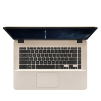 华硕(ASUS)商务本K505BP9000 AMD E2-9000 4GB 128GB固态 2GB独显15.6英寸轻薄学生商务笔记本电脑 金