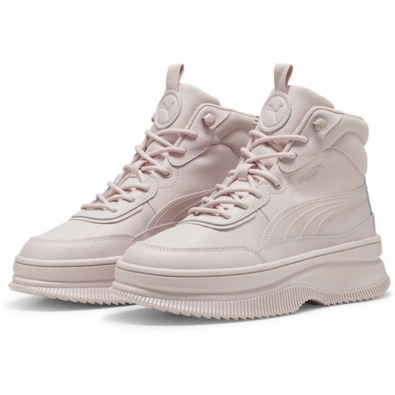 彪马(Puma)高帮保暖经典系带厚底休闲女鞋潮流百搭冬季平台板鞋高清大图