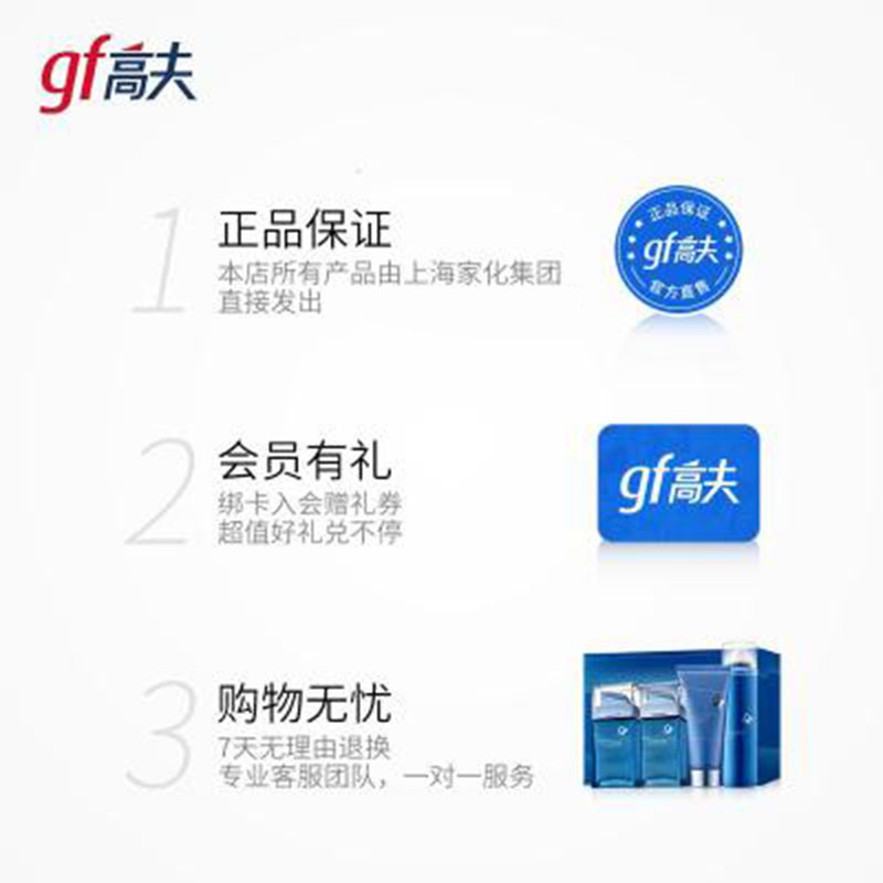 高夫(GF) 劲爽去屑洗发露400ml无硅油控油男士