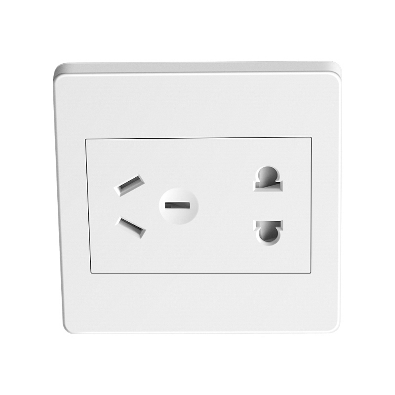 五孔插座 10A 250V 86×86 防脱