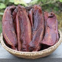 正宗烟熏土猪腊肉五花咸腌腊肠 1斤(500g) 腊五花肉(肥瘦一般)