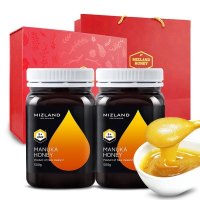 蜜滋兰UMF麦卢卡蜂蜜5+500g两瓶礼盒装1000g 新西兰进口蜂蜜 送礼物 滋补蜂蜜