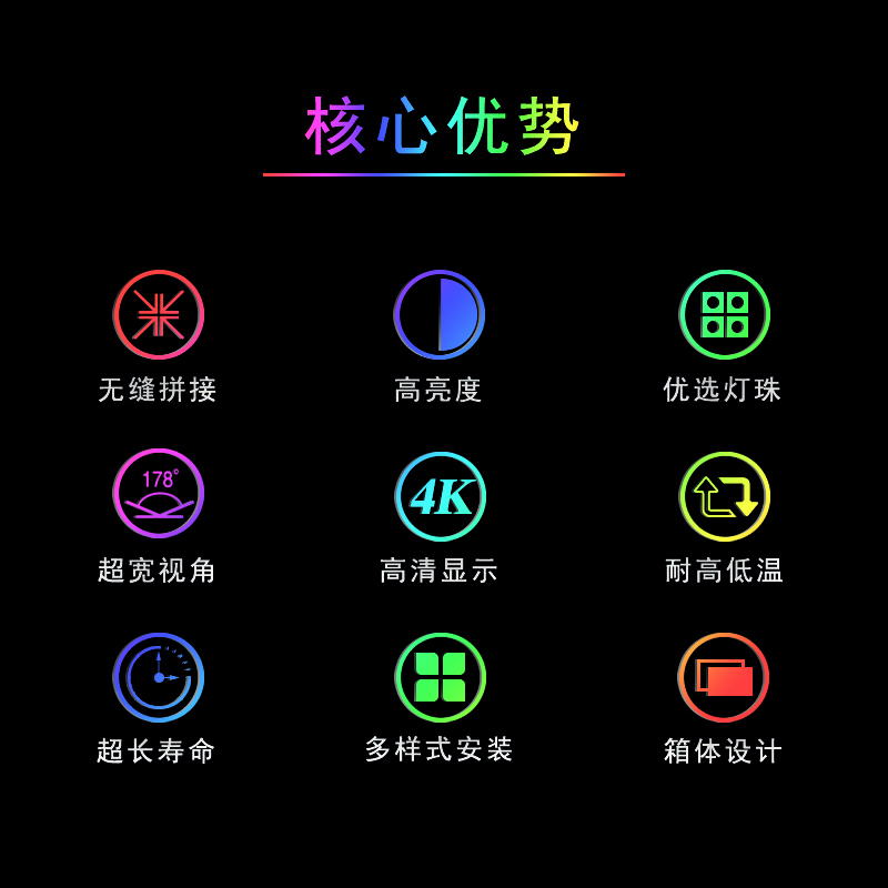飞显户外LED显示屏室外防水P10全彩广告屏立柱无缝拼接大屏幕训练场宣传电子屏 FX-LHDP10W