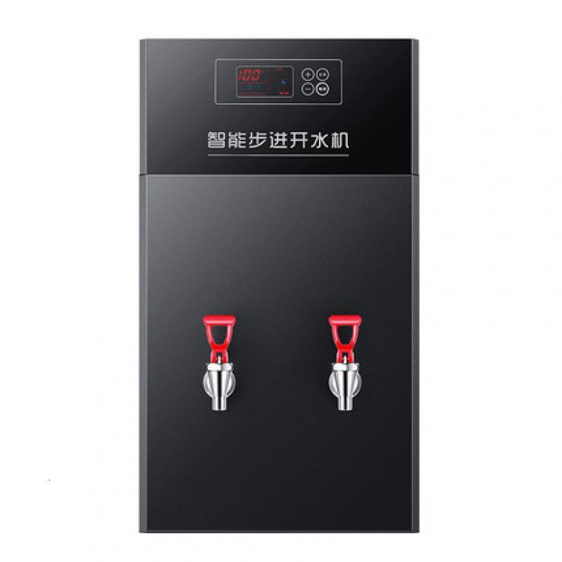 【精选】志高步进式电热开水器商用全自动壁挂酒店80L四级过滤直饮开水机 步进式黑钢120L/h-380V+四级过滤套装