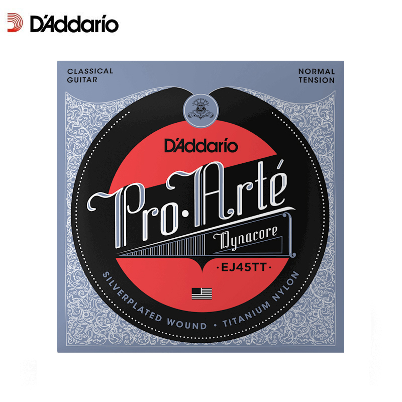 达达里奥(D’Addario) EJ45TT美国进口古典吉他琴弦 复合高音钛弦芯套弦 标准张力