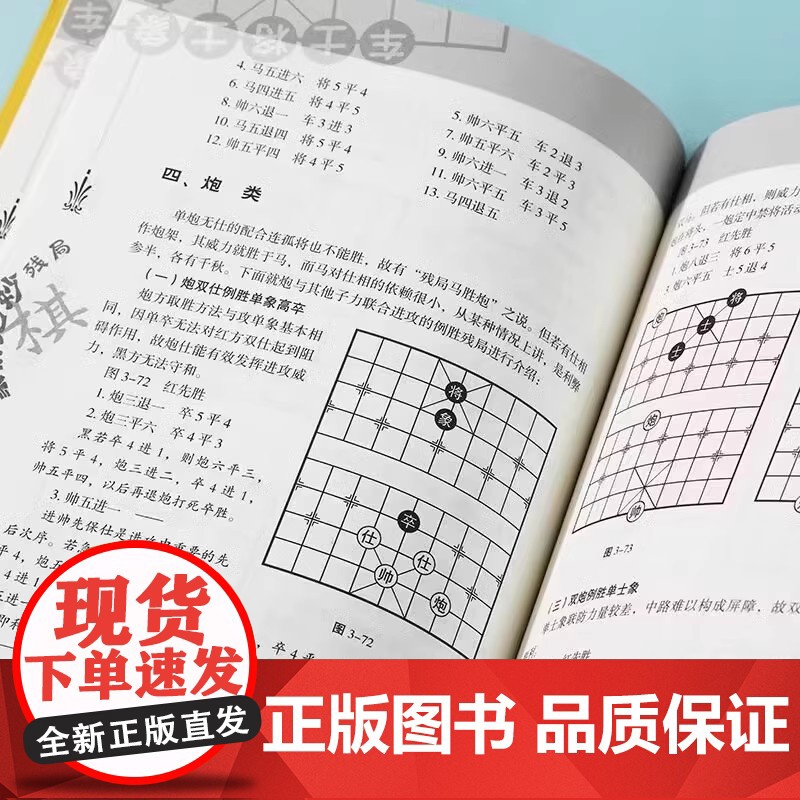 象棋系列-象棋绝妙残局 象棋杀招入门书 棋牌经典技巧提高基础大全 象棋教程实战博弈象棋江湖残局破解中国象棋书籍大全儿童小高清大图