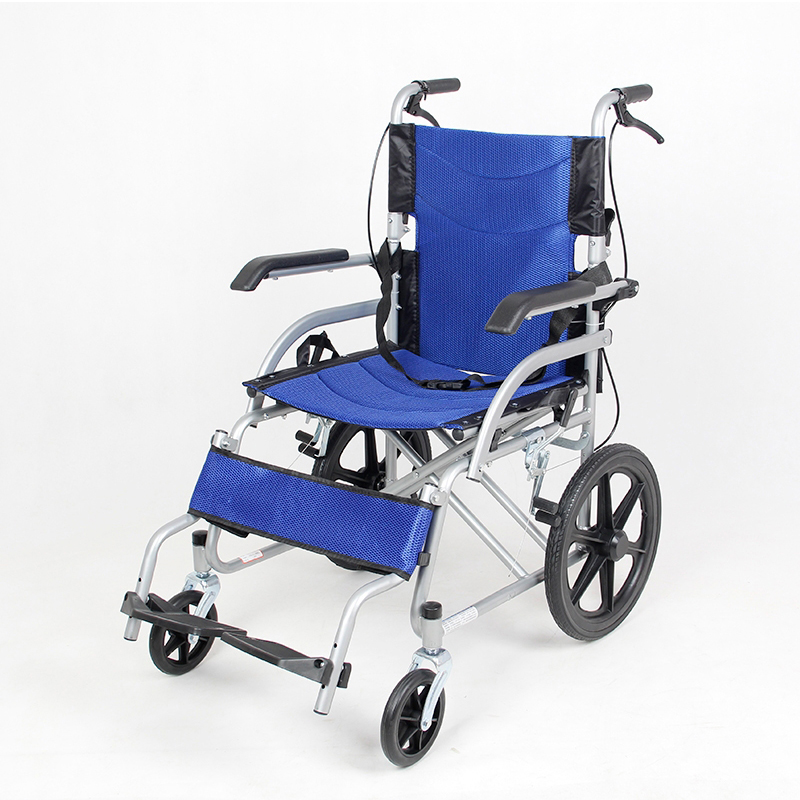 妙坤 功能轮椅 16寸小轮 可抬扶手高清大图