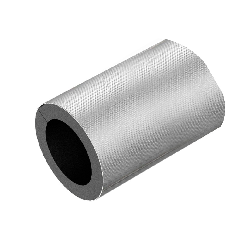 金魅 开口式铝箔自粘橡塑保温套管 内径34mm*壁厚4cm(1寸管) 米高清大图