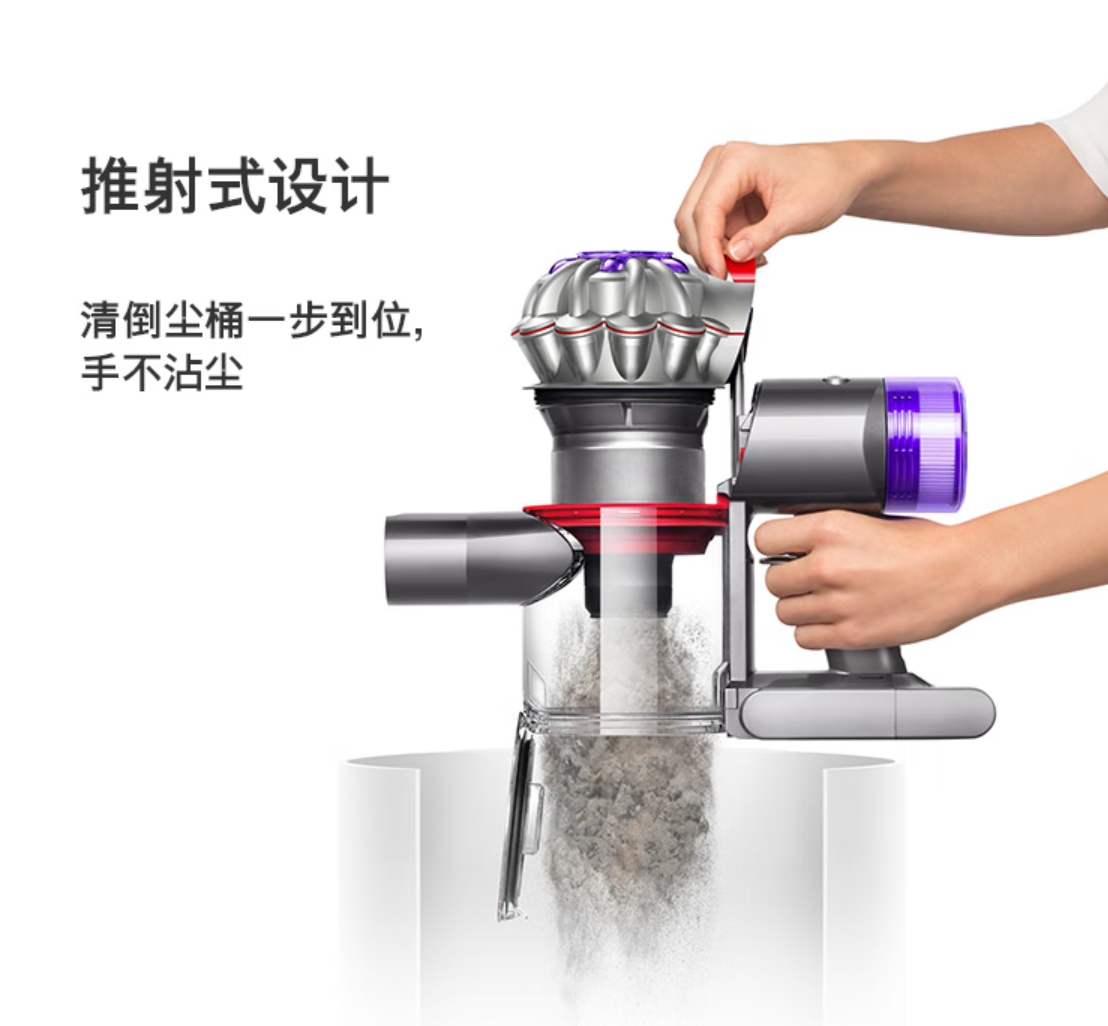戴森(DYSON)戴森V8 Focus Mattress 手持式除螨吸尘器(24款)手持无线 除螨 床宝 宠物 家庭适用高清大图