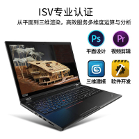 联想ThinkPad P52 2FCD 定制版15.6英寸移动图形工作站笔记本电脑 六核i7-8750H 32G 1TSSD+2TB P1000 4G独显FHD高分屏 3年保修