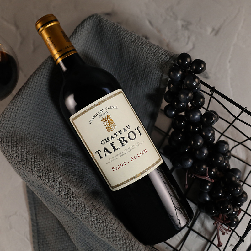 2019年大宝庄园城堡红酒法国原瓶进口波尔多干红酒葡萄酒Chateau Talbot750ML单支装