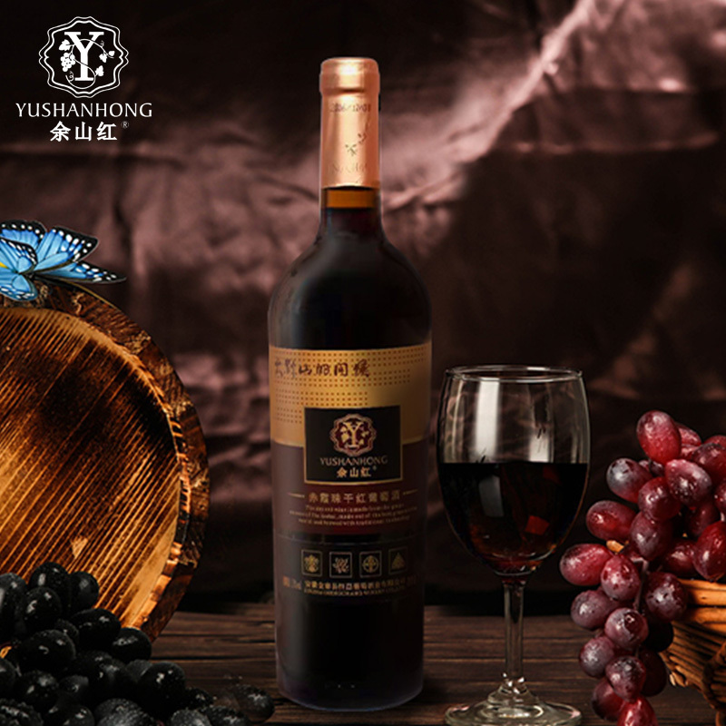 余山红30年老藤赤霞珠干红葡萄酒酒精度14%vol单支容量750ml*6