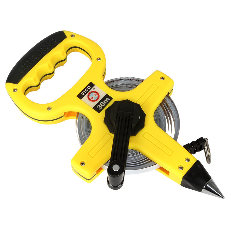 威克(vico)wk39030 30米手提式架式钢卷尺十字长卷尺工程尺量地尺米尺