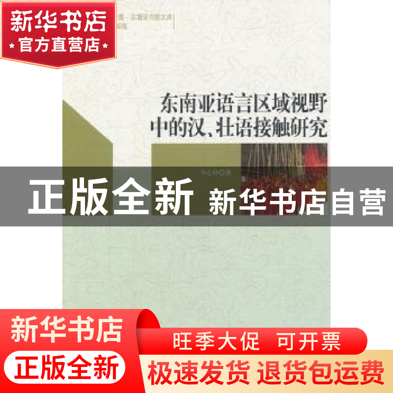 正版 东南亚语言区域视野中的汉、壮语接触研究 李心释著 中国社
