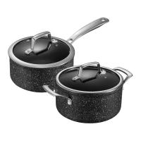 ASD爱仕达奶锅宝宝辅食锅麦饭石不粘汤锅婴儿煎煮一体奶锅NL16A6C