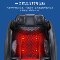 HYUNDAI智能按摩椅HX5家用全身全自动太空豪华舱小型多功能电动沙发深V零重力颈椎肩腰揉捏按摩器 高配灰色
