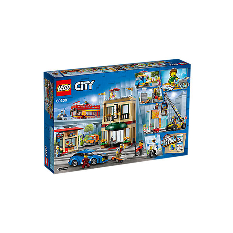 北欧直邮lego乐高60200创意积木玩具城市系列城市中心适合612岁材质