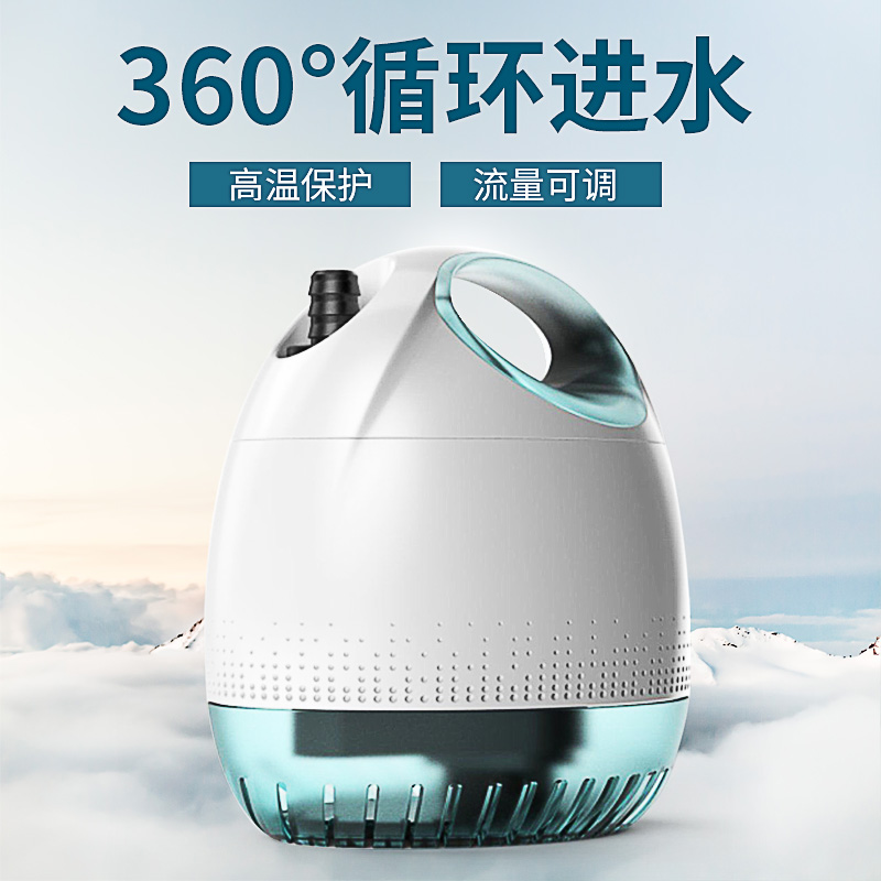 鱼缸水泵水循环小型抽水泵鱼池过滤泵鱼缸过滤器潜水泵底吸泵高清大图