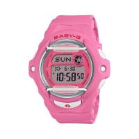 CASIO 男士多彩石英防水运动手表樱桃红点缀