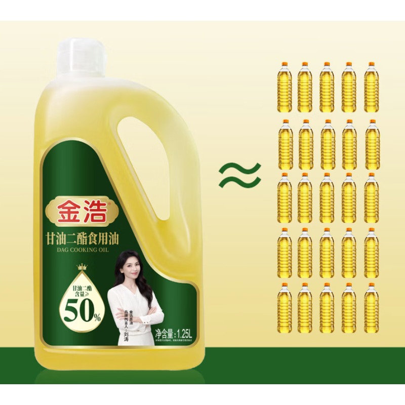 金浩 甘油二酯食用油1.25L高清大图