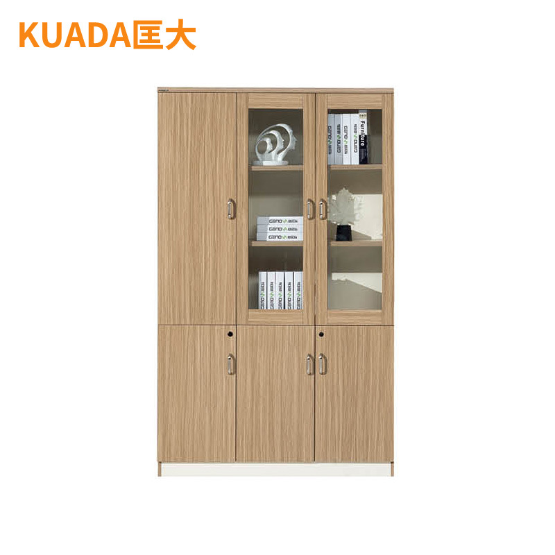 匡大文件柜板式储物柜书柜1.2米左三门文件柜高清大图