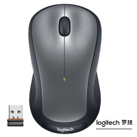 罗技(Logitech) M320 无线鼠标 USB即插即用 带2.4G接收器 M320 灰色