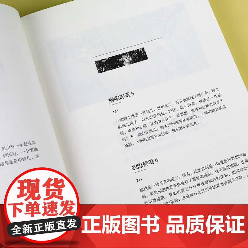 病隙碎笔纪念版 史铁生著史铁生充满灵性光辉的生命笔记附录史铁生先生亲摄照片名家经典现当代文学随笔哲学中国文学书籍高清大图