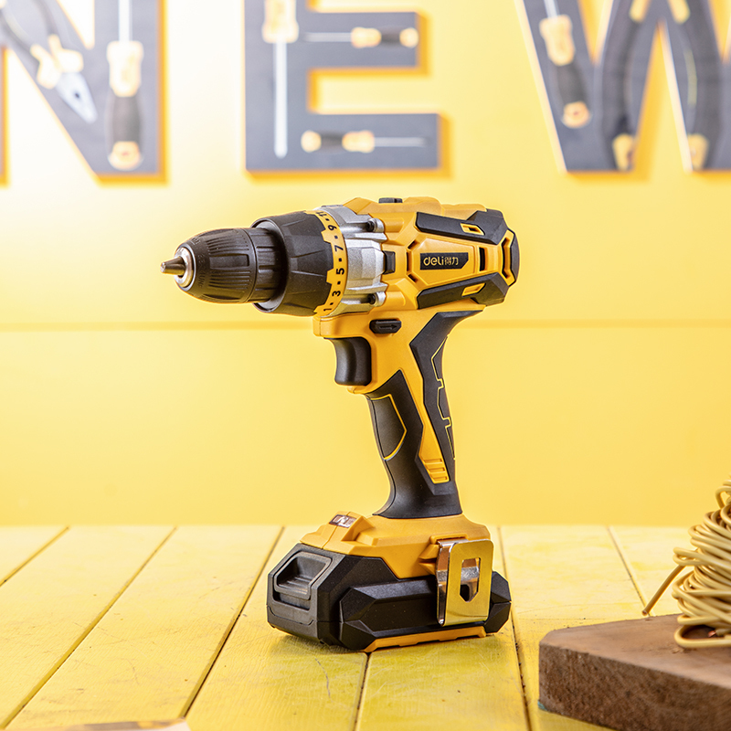 得力rs无线双锂电电钻211档充电钻手电钻16v双电池包