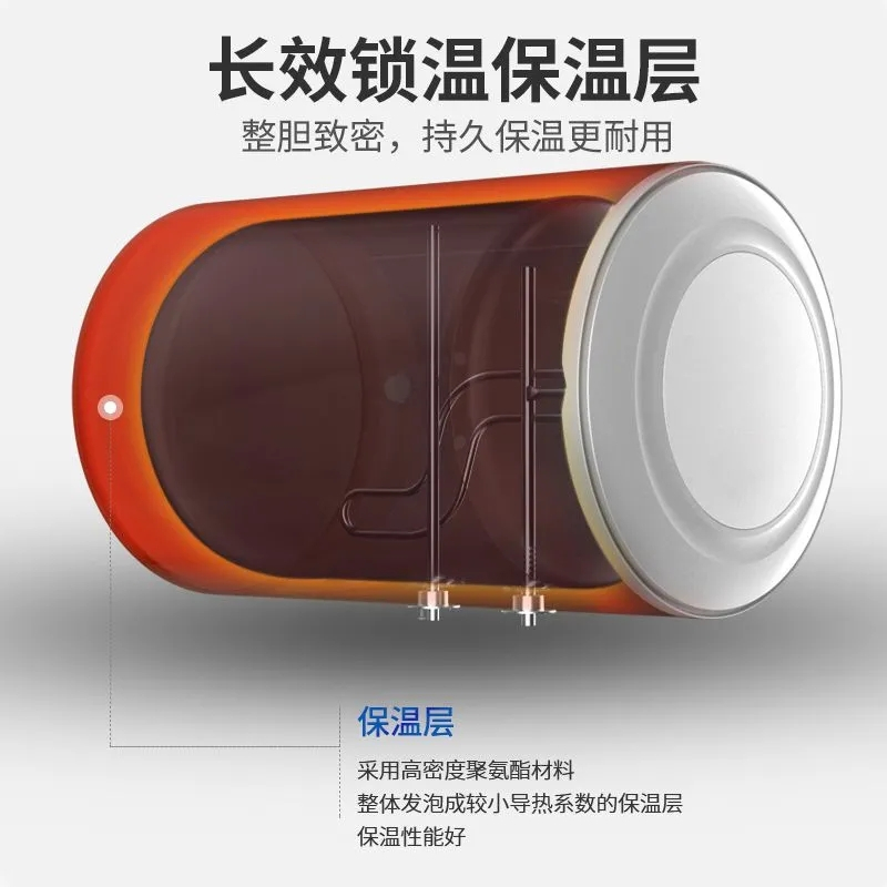 巧太太(qiaotaitai) 电热水器 家用储水式电热水器电 双重防漏电家电租房圆筒速热能省电 内胆质保5年 30L