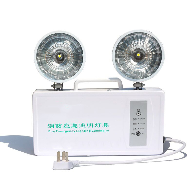 峰呈fc0496消防应急灯停电充电式双头应急照明灯安全出口灯指示灯