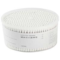 茶花(CHAHUA)盒装双头圆棉签 单盒装