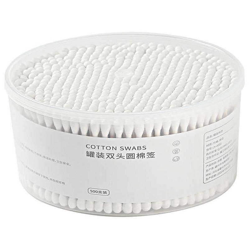 茶花(CHAHUA)盒装双头圆棉签 单盒装