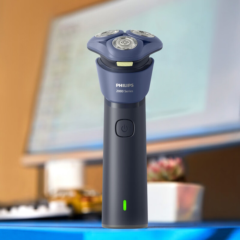 飞利浦(PHILIPS)剃须刀新品旋风2系S2885/02绅士蓝高清大图