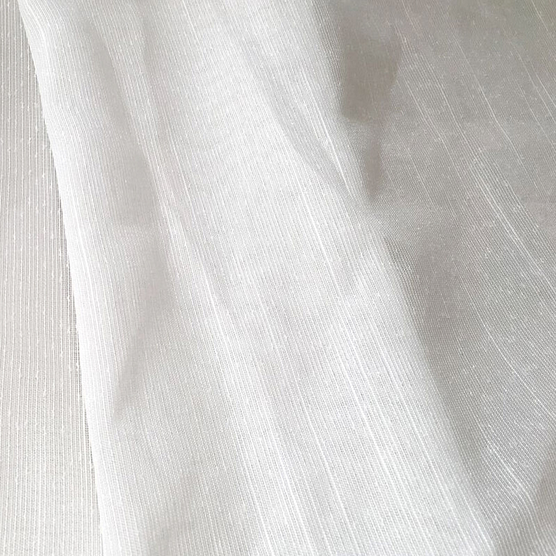 窗帘纱帘布白纱薄窗纱布料成品落地白色莎飘窗沙帘阳台纱