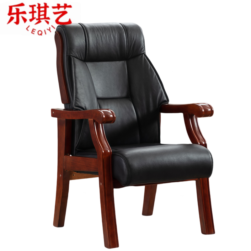 乐琪艺 大班椅 实木 把高清大图