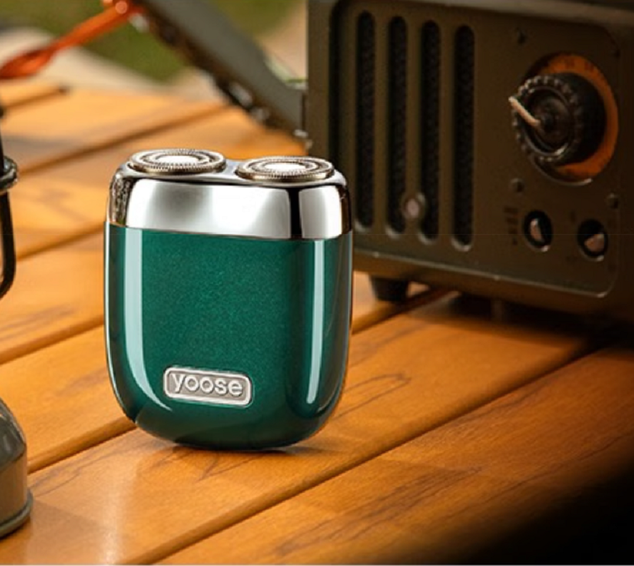 有色(yoose)剃须刀便携合金电动刮胡刀 男士胡须刀礼盒 MINI 2.0 英伦绿