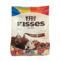 Kisses好时之吻好时巧克力眩彩多口味巧克力缤纷乐享装500g袋装喜糖牛奶黑巧巴旦木曲奇白巧