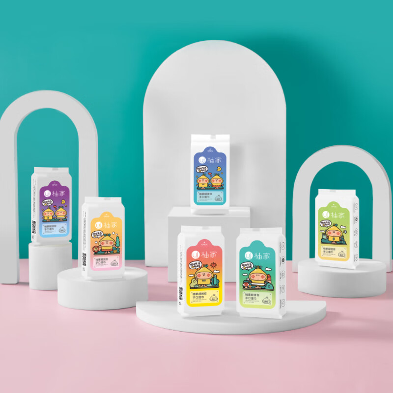 柚家 超迷你手口湿巾 8片6包/提 1提高清大图