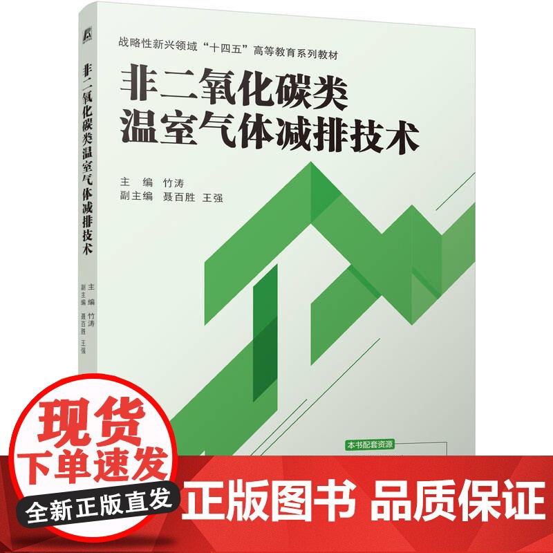 正版 非二氧化碳类温室气体减排技术 竹涛 9787111767411 机械工业出版社 教材高清大图