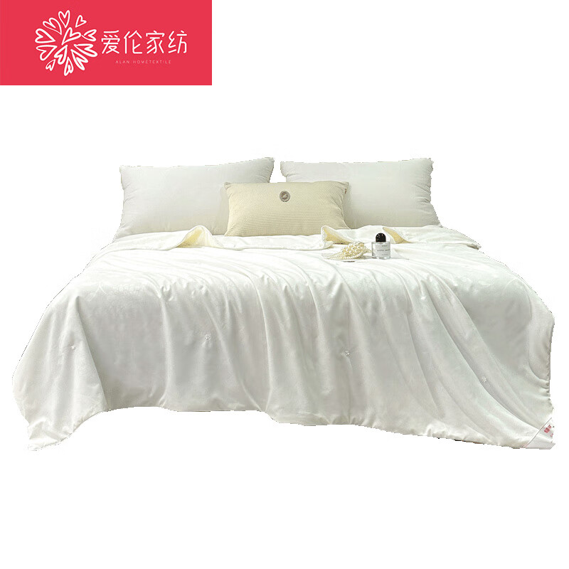 爱伦AL1050CSB锦绣蚕丝被200*230CM(条)高清大图