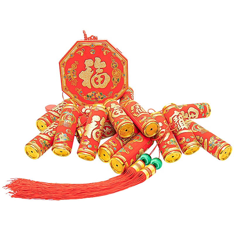 日和花电子礼炮 中号规格带响春节仿真发声礼炮插电式结婚乔迁高清大图