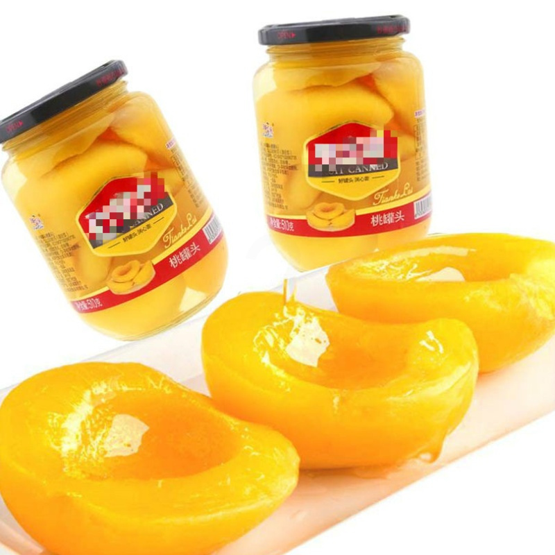 新鲜罐头水果玻璃瓶罐头雪梨罐头510gx4瓶