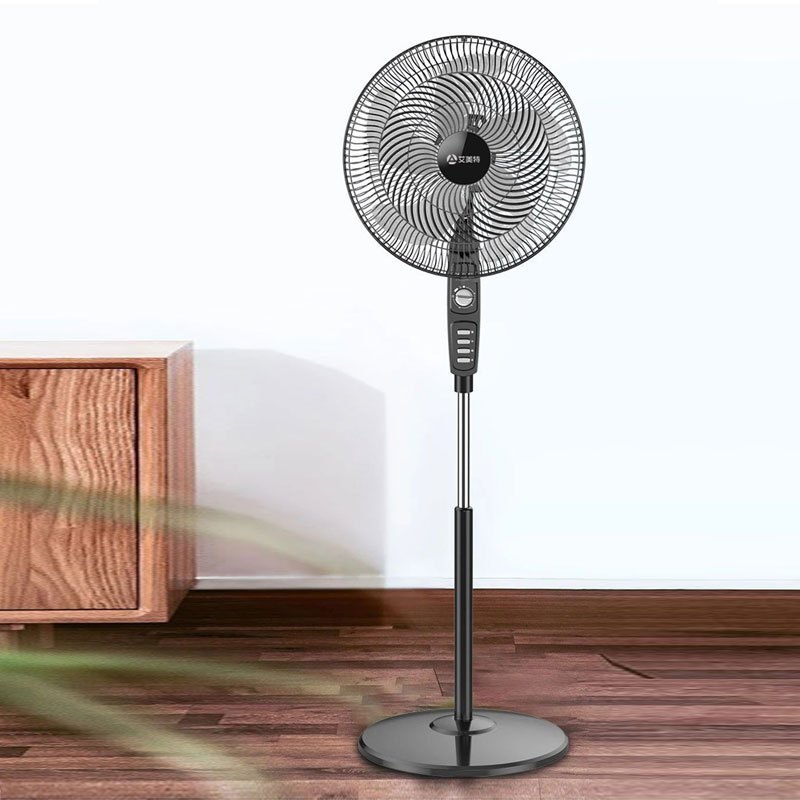 艾美特airmatefs40x39电风扇立式摇头风扇家用落地扇大风量5叶柔风