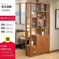 森美人新中式实木框酒柜隔断柜装饰柜进玄关柜屏风隔断客厅玄关厅柜 1017f右（0.9米）包安装组装箱框结构