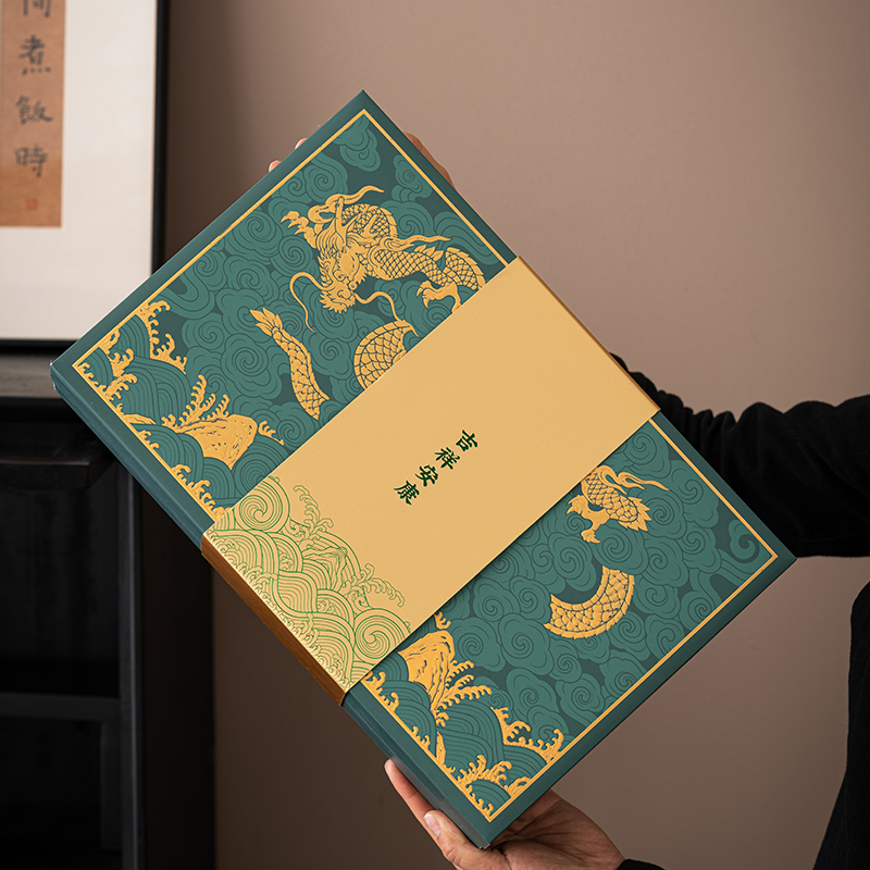 沏一杯茶 龙腾赐福-茶具礼盒套装B款PTQL201B高清大图